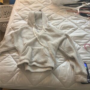 No Boundaries Cream Teddy Jacket